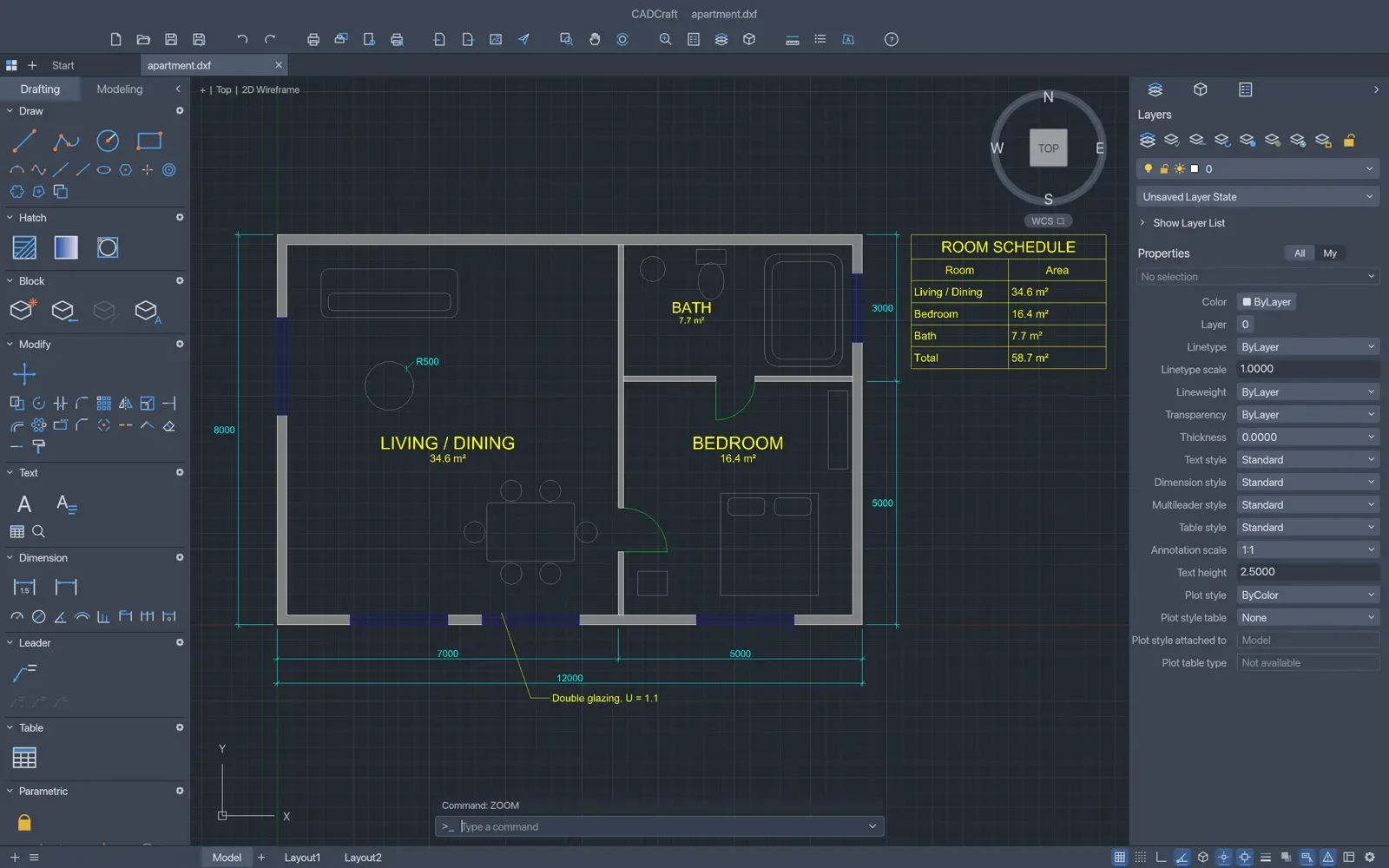 GPlanSiS Drawings: free AutoCAD clone