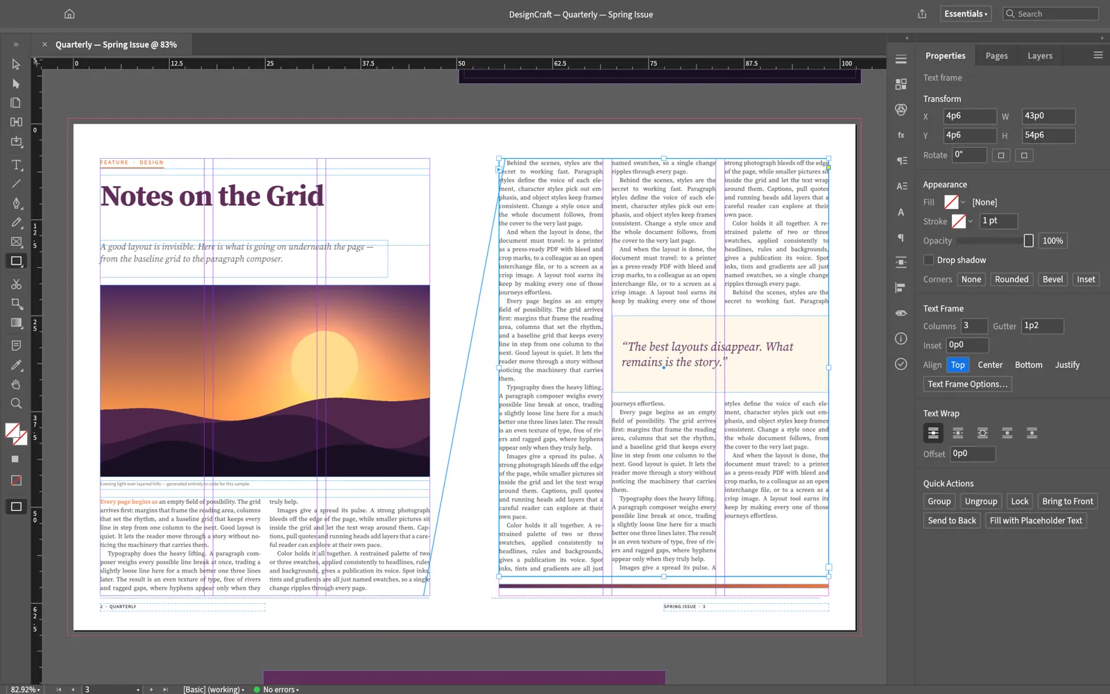 Screenshot of DesignCraft