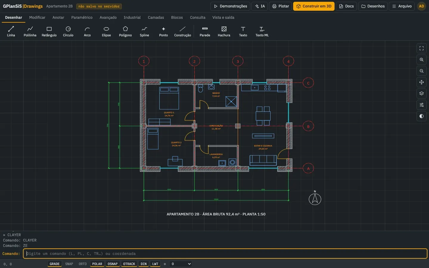 GPlanSiS Drawings: free AutoCAD clone