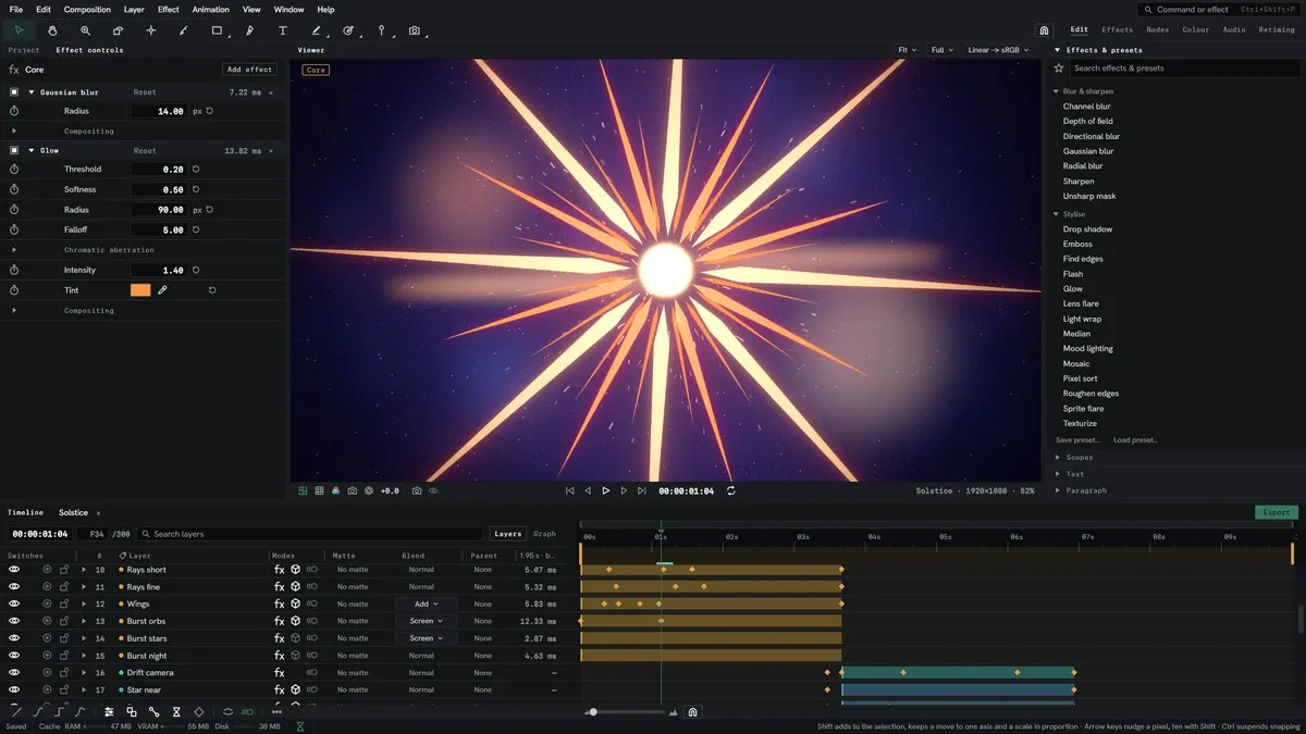 Screenshot of Lumit
