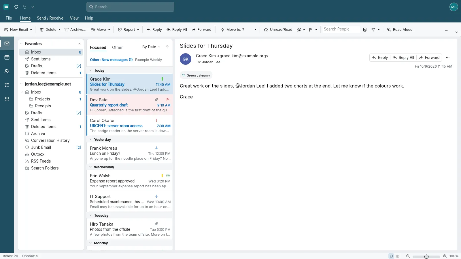 Screenshot of MailCraft